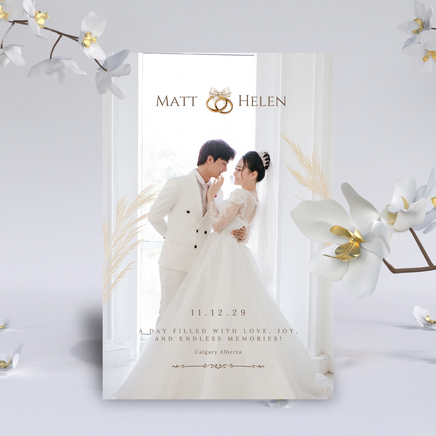 Welcome Sign on Foamboard