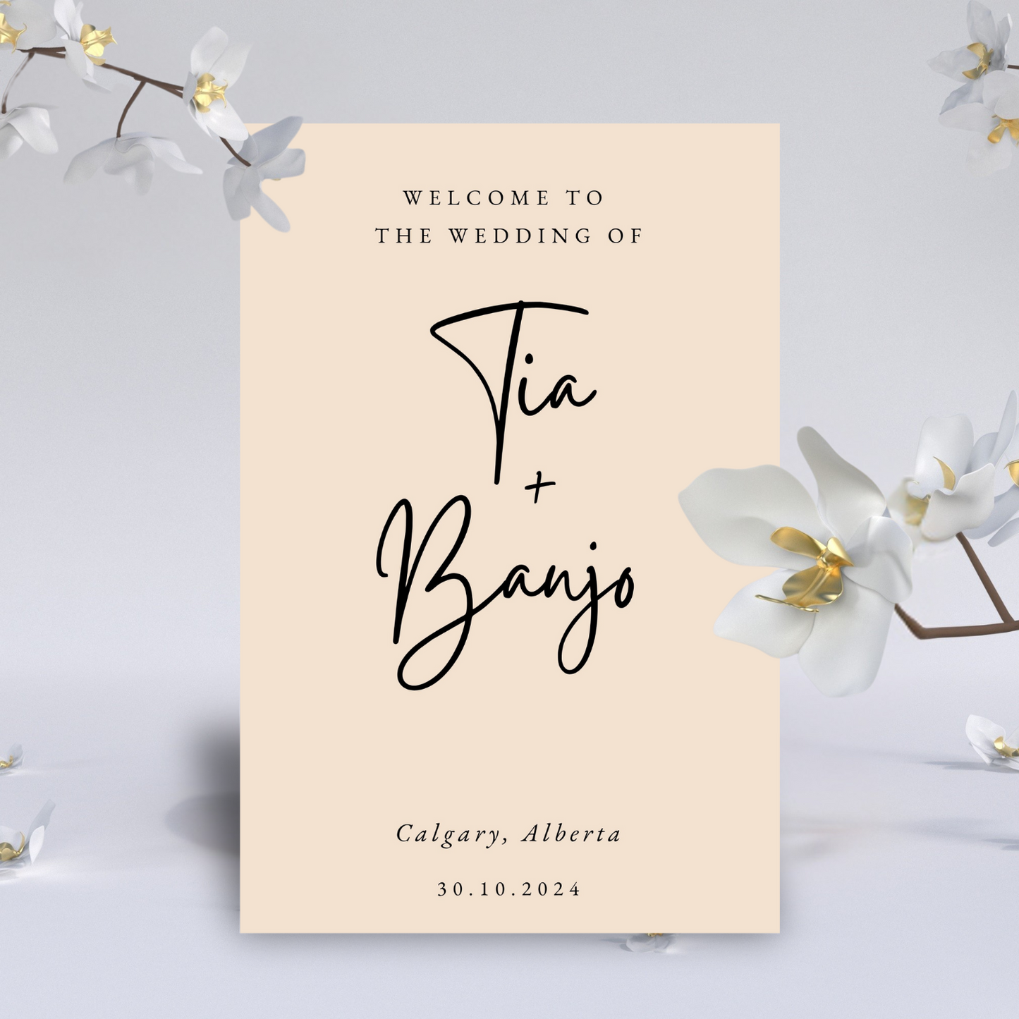 Welcome Sign- The Tia