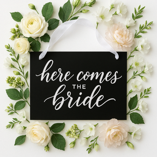 Here comes the bride