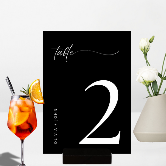 Table Numbers