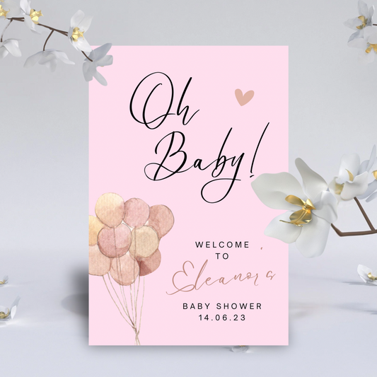 Baby Shower Sign
