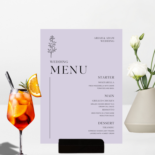 Menu - The Ari